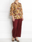 Укороченные брюки из хлопка Marina Rinaldi  –  Модель Общий вид