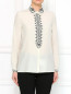 Блуза из шелка с узором Etro  –  Модель Верх-Низ