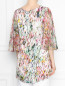 Блуза с цветочным узором Marina Rinaldi  –  МодельВерхНиз1