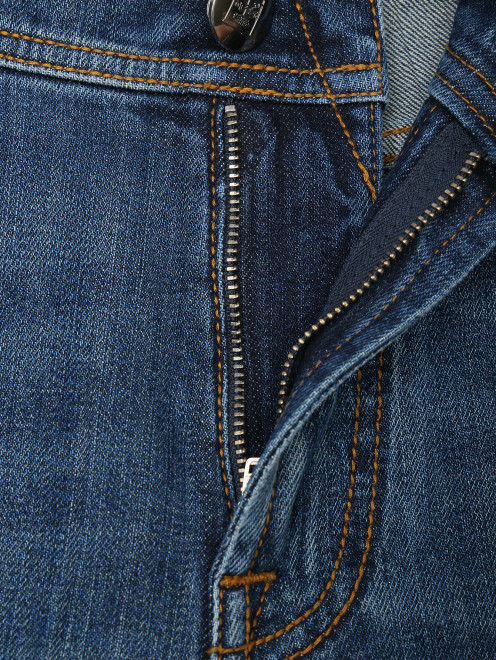 Зауженные джинсы из хлопка - Деталь