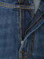 Зауженные джинсы из хлопка Corneliani  –  Деталь