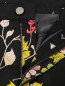 Легкие брюки из шелка с цветочным узором Jean Paul Gaultier  –  Деталь