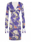 Платье из вискозы с цветочным узором Etro  –  Общий вид