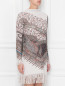 Платье трикотажное из шерсти и кашемира Etro  –  МодельВерхНиз