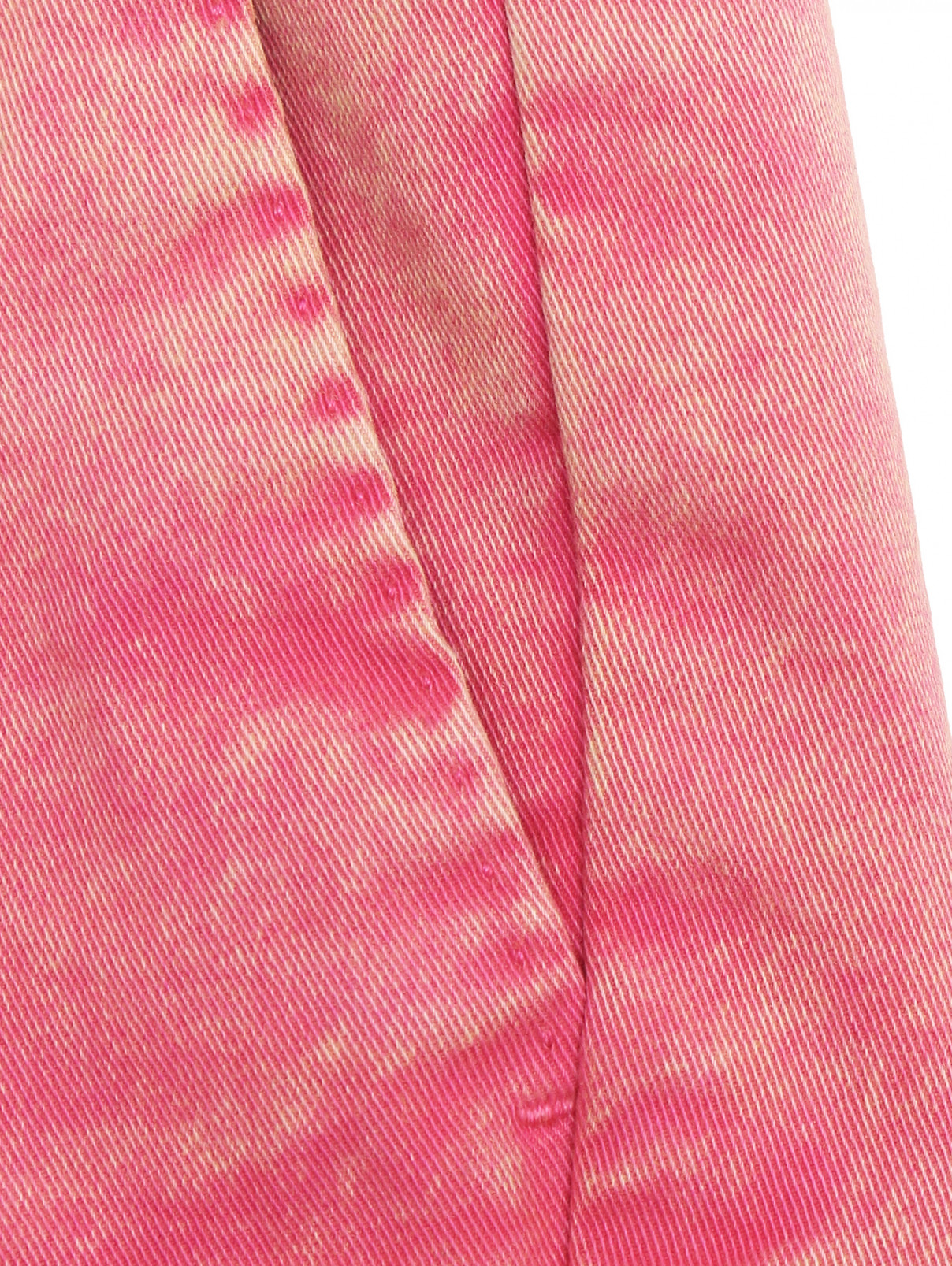 Брюки из хлопка прямого кроя с карманами PT Torino  –  Деталь  – Цвет:  Розовый