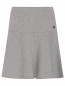 Трикотажная юбка-мини из хлопка Weekend Max Mara  –  Общий вид