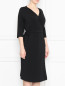 Платье с запахом из эластичного материала Marina Rinaldi  –  МодельВерхНиз