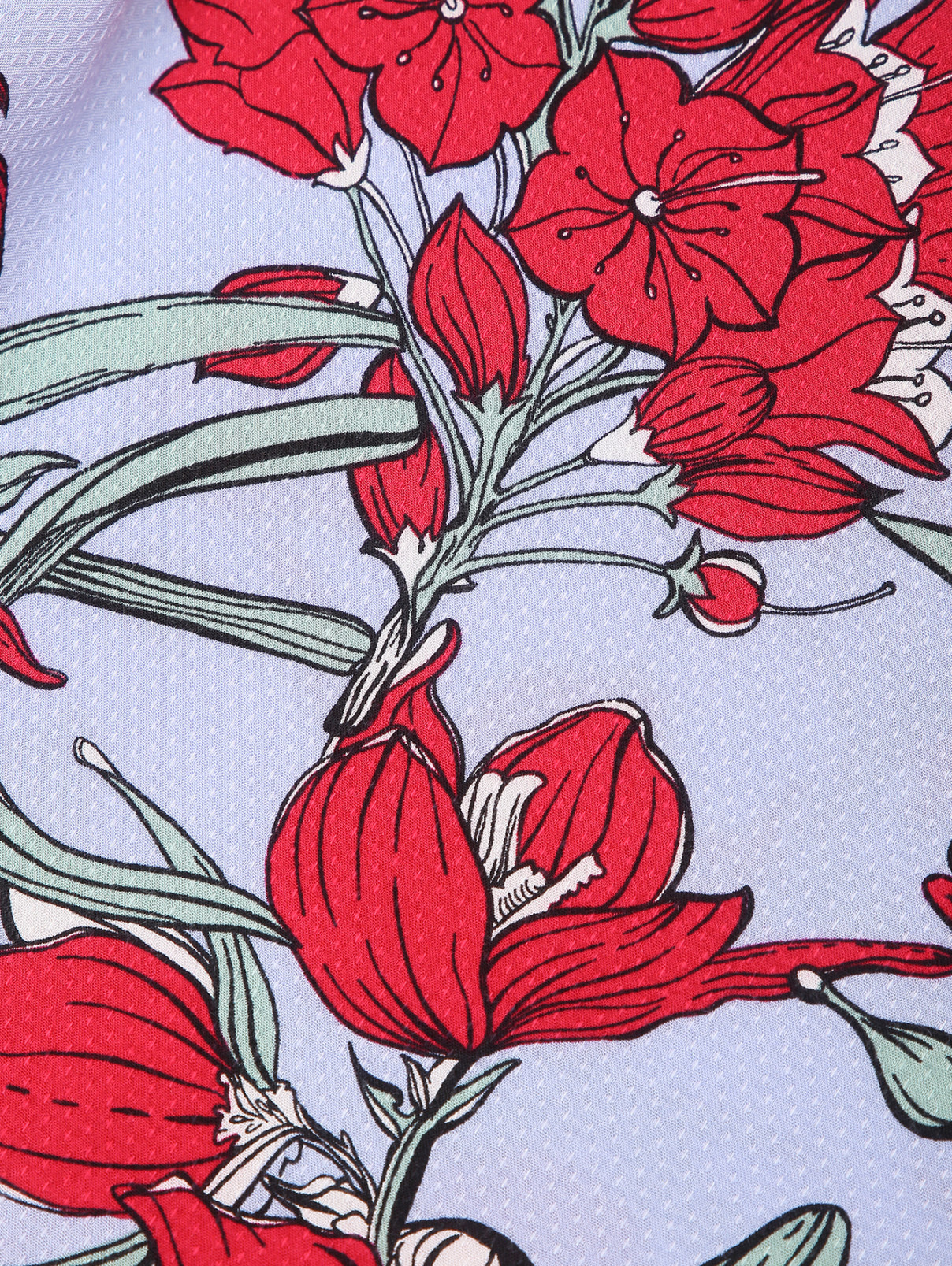 Блуза прямого кроя с цветочным принтом S.Oliver  –  Деталь  – Цвет:  Узор