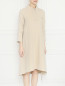 Трикотажное платье из хлопка с карманами Panicale Cashmere  –  МодельВерхНиз