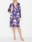 Платье из вискозы с цветочным узором Etro  –  МодельОбщийВид