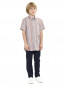 Рубашка из хлопка с узором "полоска" Paul Smith Junior  –  Модель Общий вид