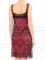 Кружевное платье-мини из шелка Alberta Ferretti  –  Модель Верх-Низ1