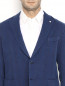 Пиджак из хлопка и льна с узором L.B.M.  –  МодельОбщийВид1