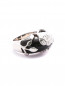Серебряное кольцо с цветочной гравировкой Kenzo  –  Общий вид