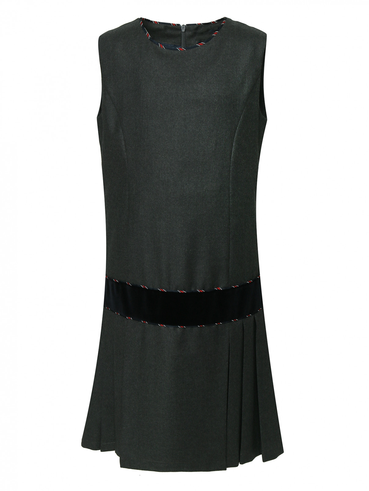 Платье из шерсти Dal Lago  –  Общий вид  – Цвет:  Серый