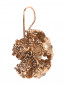 Серьги из металла декорированные кристаллами и жемчугом Dueci Bijoux  –  Обтравка2