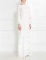 Платье-макси из шелка с вышивкой Alberta Ferretti  –  Модель Общий вид