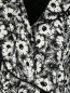Платье-мини свободного фасона из хлопка с узором Kenzo  –  Деталь