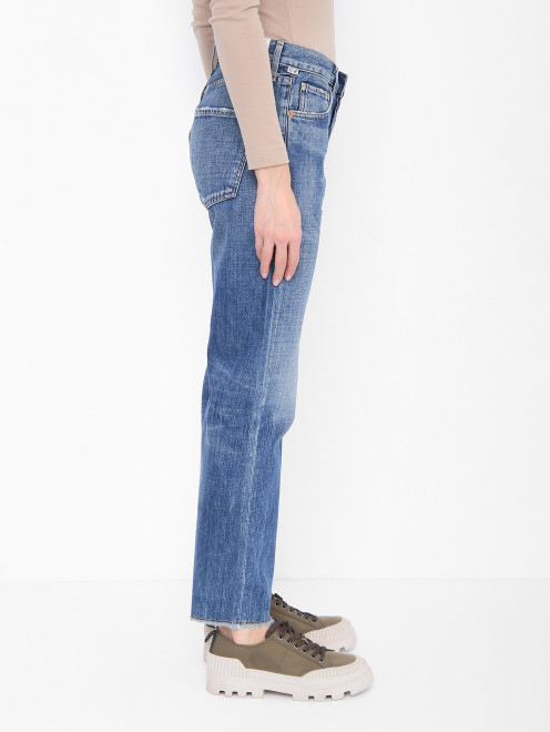 Прямые джинсы с высокой посадкой - МодельВерхНиз2