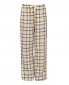 Пижама-кофта и брюки из хлопка с принтом "клетка" bacirubati  –  Обтравка1