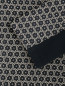 Блуза с узором и трикотажными вставками Weekend Max Mara  –  Деталь