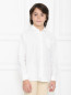 Рубашка из льна с карманом Il Gufo  –  МодельВерхНиз
