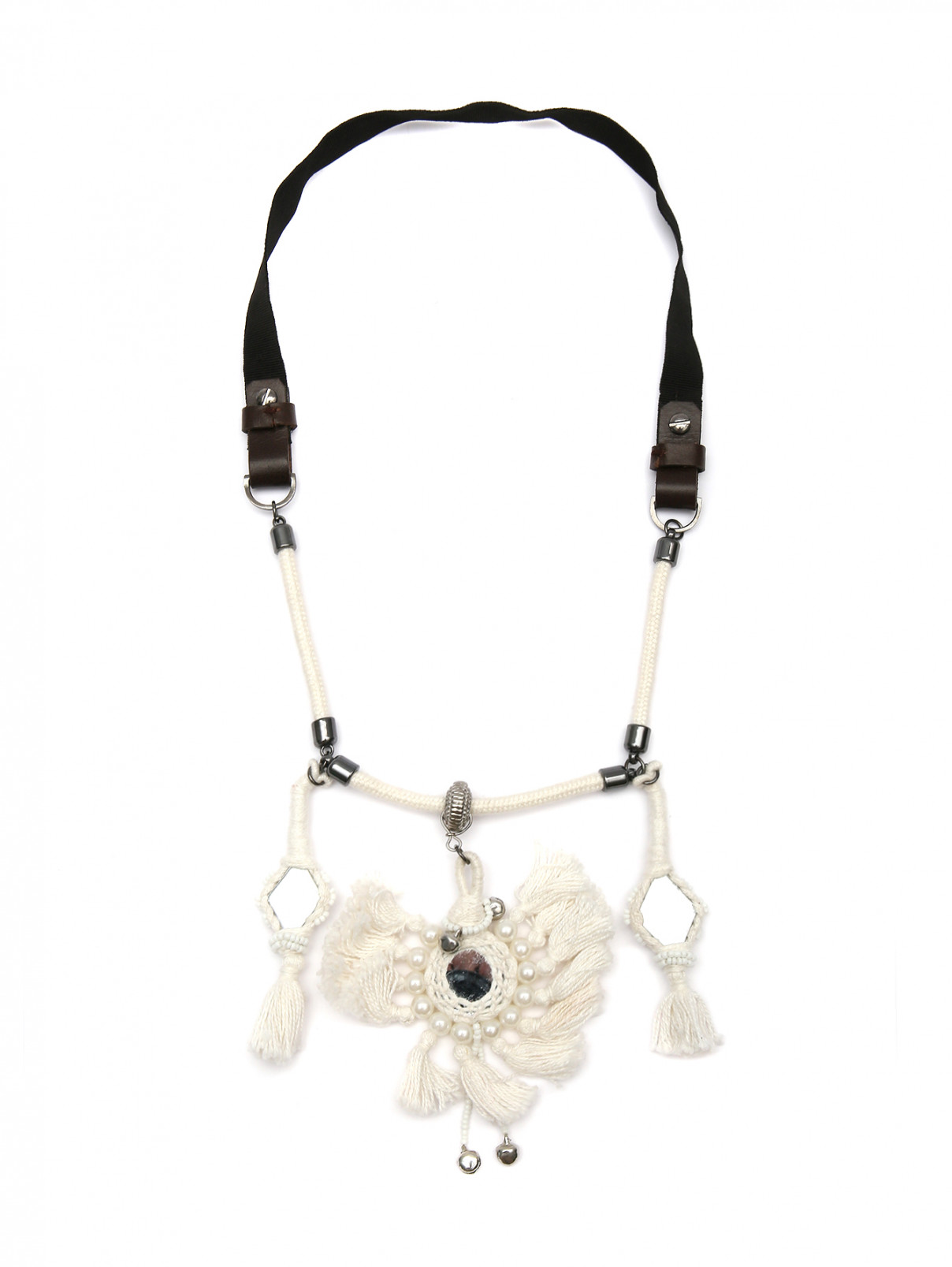 Ожерелье с подвеской Marina Rinaldi  –  Общий вид  – Цвет:  Белый