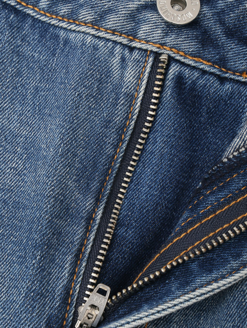 Прямые джинсы с принтом  - Деталь1