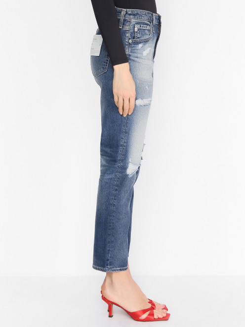 Укороченные джинсы из смешанного хлопка - МодельВерхНиз2