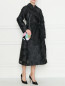 Легкое пальто свободного кроя с поясом Marina Rinaldi  –  МодельОбщийВид