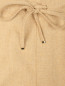 Укороченные брюки из смешанной шерсти на резинке Marina Sport  –  Деталь