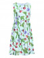 Платье с узором без рукавов Dolce & Gabbana  –  Общий вид