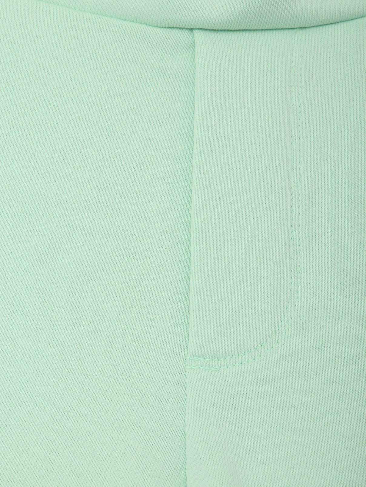 Трикотажные брюки со стрелками N21  –  Деталь1  – Цвет:  Зеленый