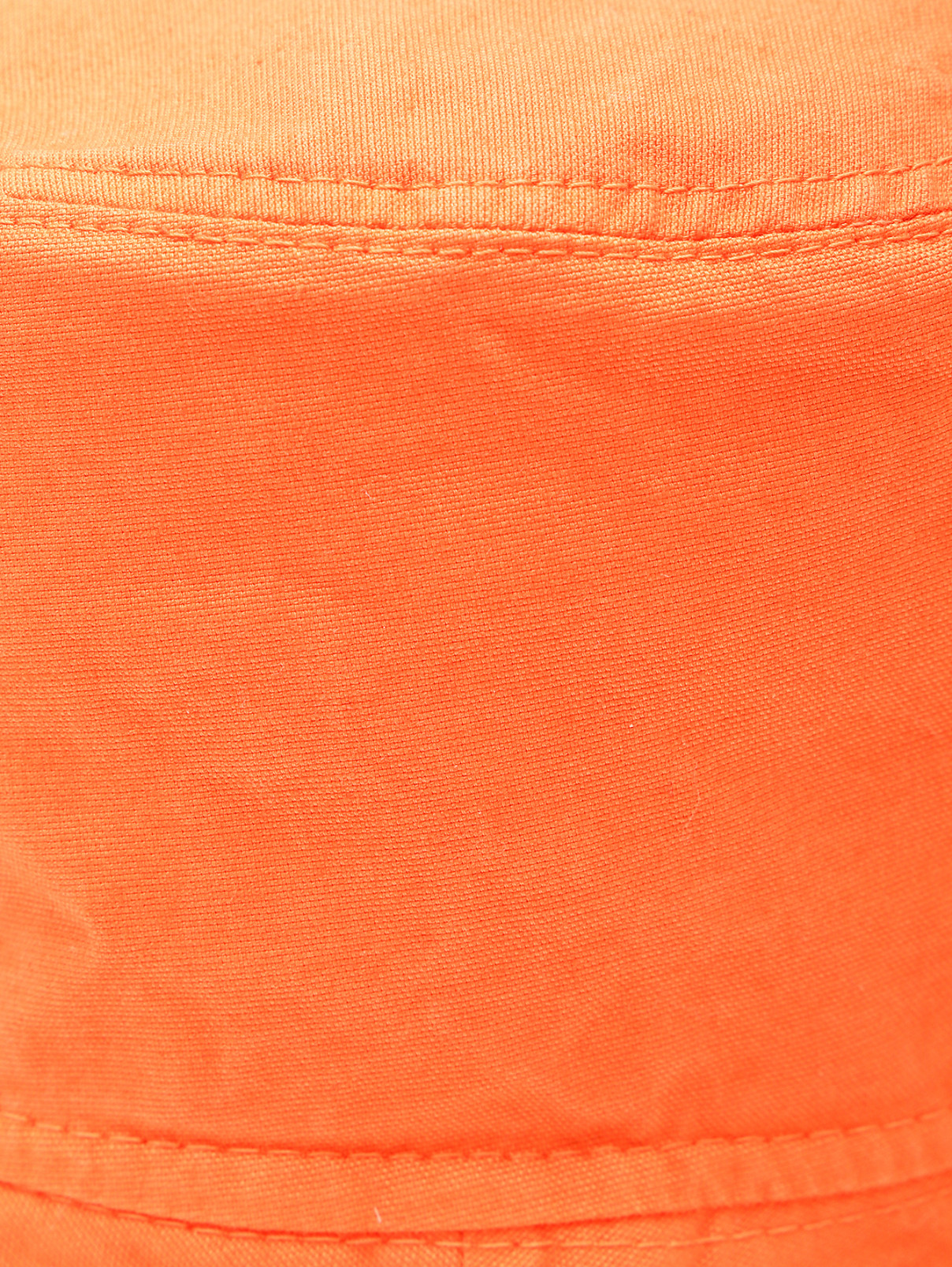 Однотонная панама из хлопка Aspesi  –  Деталь1  – Цвет:  Оранжевый