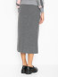 Трикотажная юбка из шерсти и кашемира Moncler  –  МодельВерхНиз1