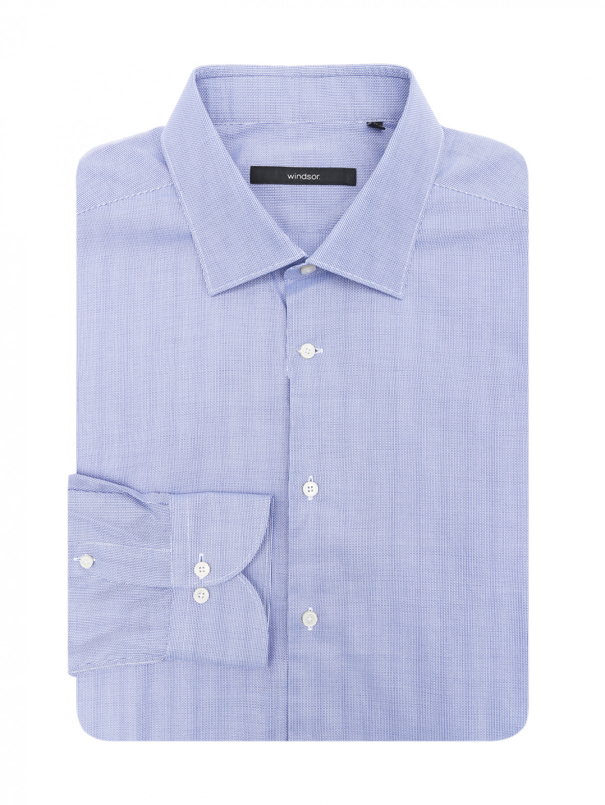 Рубашка из хлопка с узором Windsor  –  Общий вид
