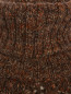 Трикотажное пончо из шерсти крупной вязки Alberta Ferretti  –  Деталь