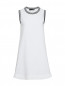 Платье-мини из хлопка с контрастной отделкой Love Moschino  –  Общий вид