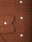 Вельветовая рубашка из хлопка с узором Isaia  –  Деталь1