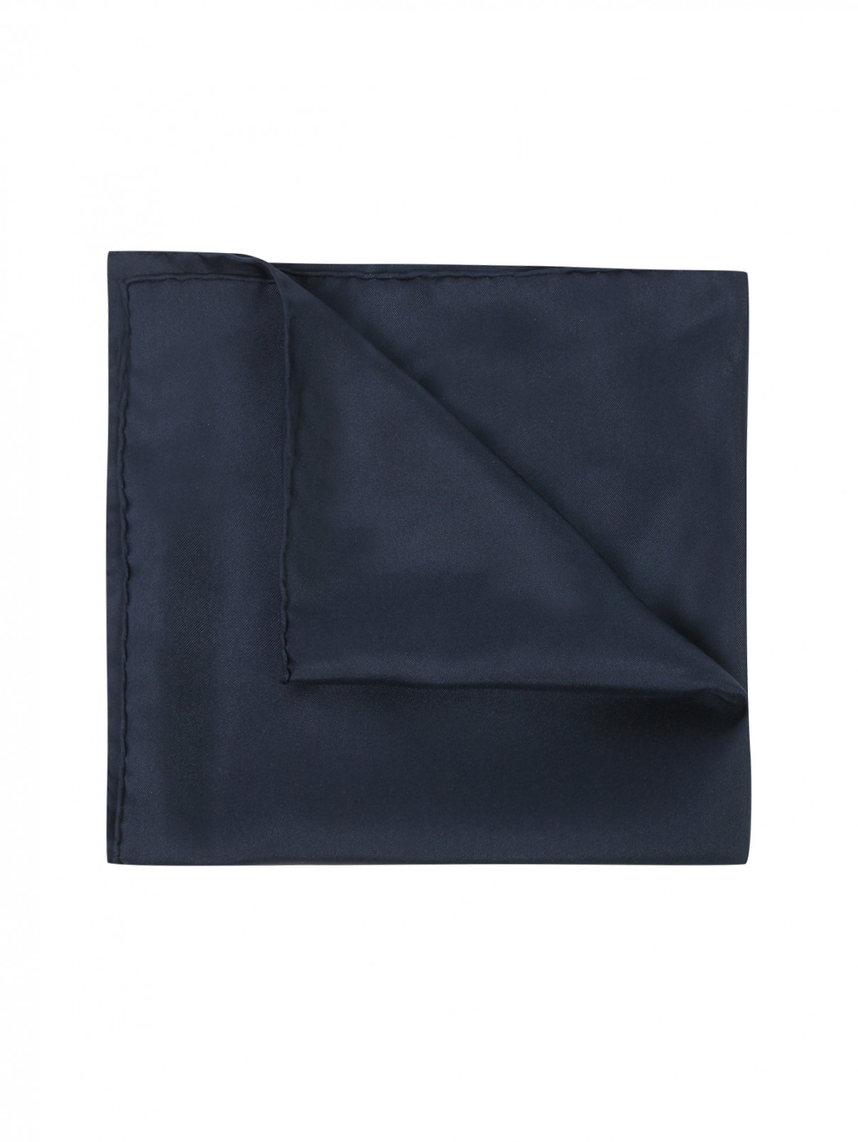 Платок из шелка Lanvin  –  Общий вид  – Цвет:  Синий