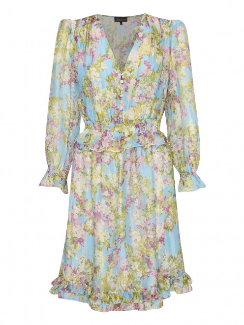 Платье-миди с цветочным узором Luisa Spagnoli - Общий вид