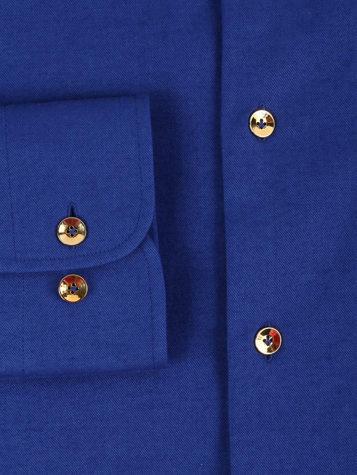 Рубашка из хлопка Andrew Duck  –  Деталь1  – Цвет:  Синий