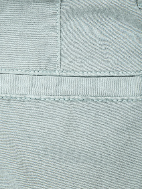 Однотонные шорты из хлопка - Деталь1