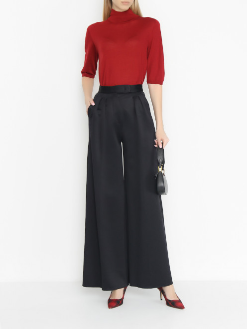 Широкие брюки с карманами Max Mara - МодельОбщийВид