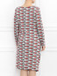 Платье с узором "полоска" Marina Rinaldi  –  Модель Верх-Низ1