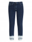 Укороченные джинсы из смешанного хлопка с узором "тай-дай" Persona by Marina Rinaldi  –  Общий вид