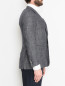 Пиджак из шерсти и шелка с узором Canali  –  МодельВерхНиз2