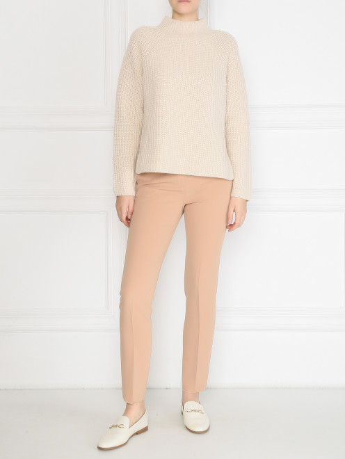 Брюки прямого кроя с карманами Max Mara - МодельОбщийВид