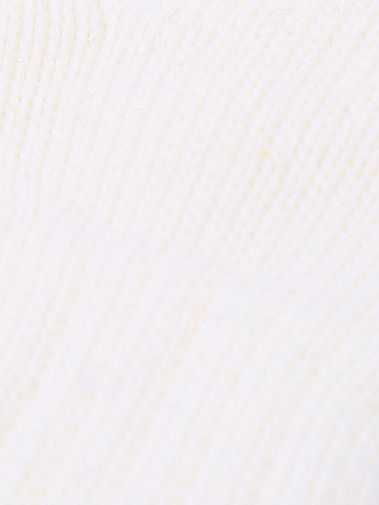 Варежки трикотажные из шерсти на резинке Catya  –  Деталь  – Цвет:  Белый