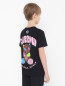 Хлопковая футболка с брелоком Barrow Kids  –  МодельВерхНиз1